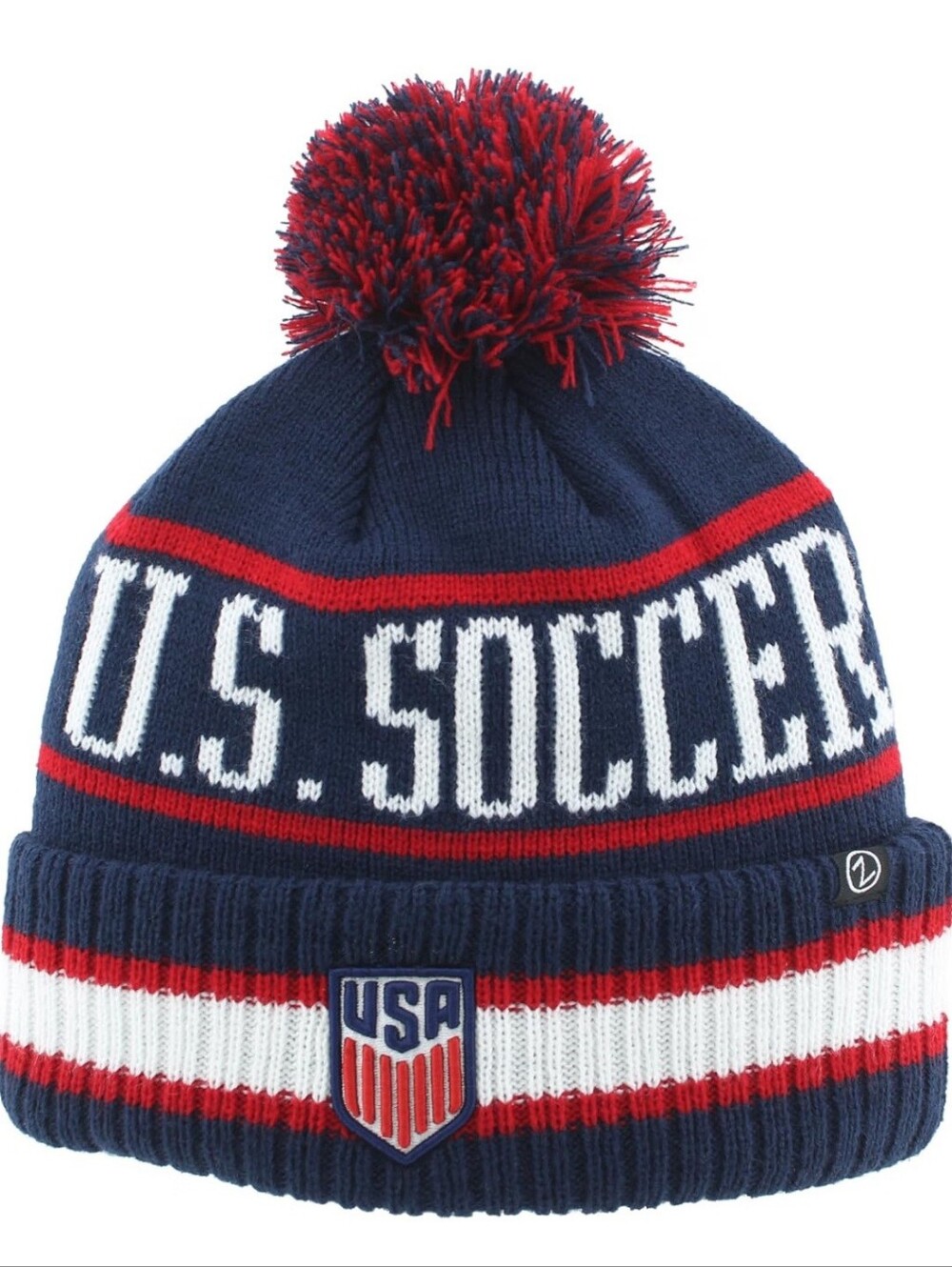U.S. Soccer Red/White/Blue Beanie